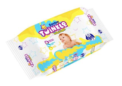 Savlon Twinkle Baby Belt Diaper Medium 4 Pcs (6-11 kg)